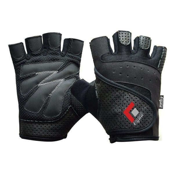 Weight Lifting Leather Gloves Large