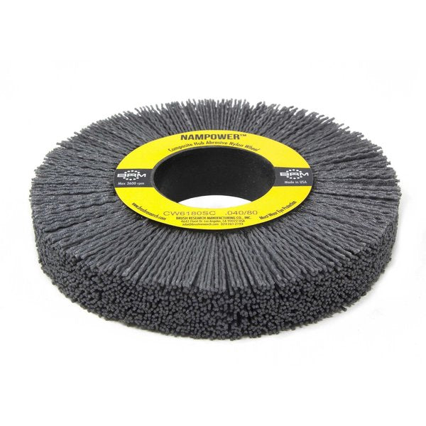 CW6180SC NAMPOWER Abrasive Wheel Brush, 6