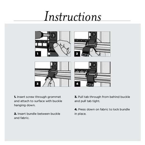 Back-to-Back Strap, No Adhesive, 16 in, 2 in Wd, Grey
