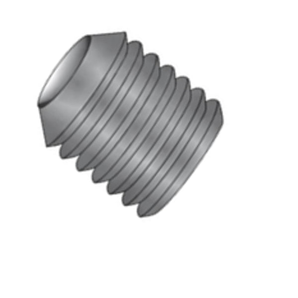 #10-24 X 5/8 Cup Point Alloy Hex Socket Set Screw, Black Oxide
