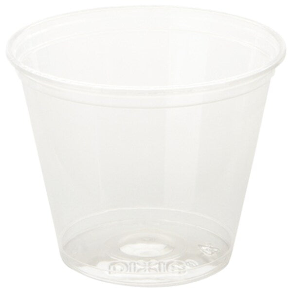 DixieÂ® Crystal Clear Plastic Squat Cups, 9 oz., 2 7/8
