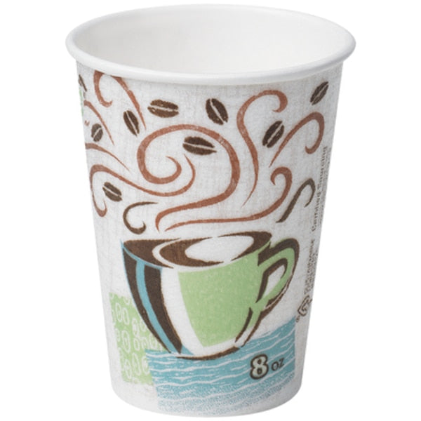 DixieÂ® PerfecTouchÂ® Insulated Cups, 8 oz., Multi, 500/Case