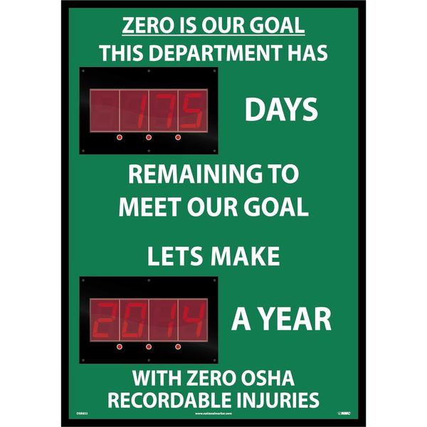 Zero Is Our Goal Insight Digital Scoreboard