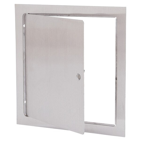 Dry Wall Access Door, 8x8, Stainless Steel W/ Screwdriver Lock