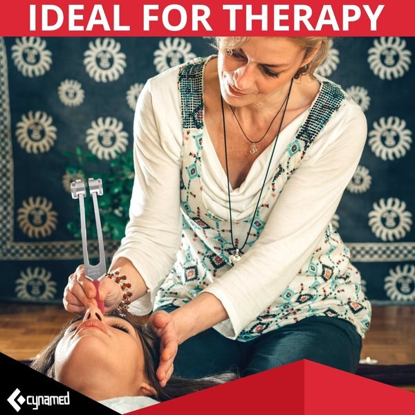 Color-Coded Tuning Fork With Hammer Soun