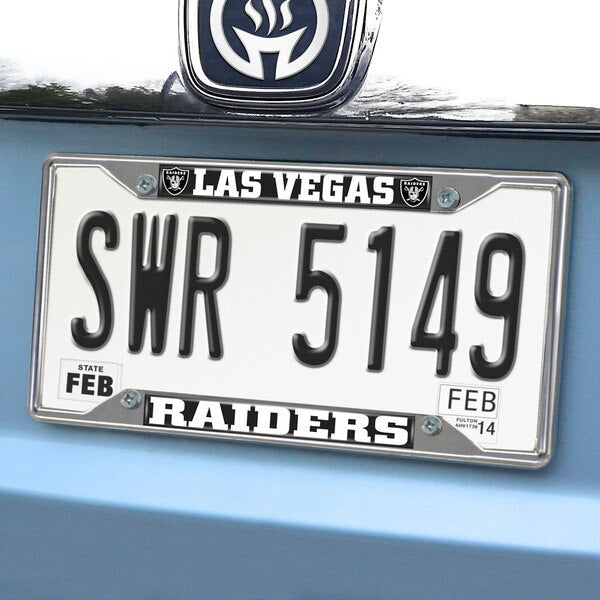 NFL Las Vegas Raiders Metal License Plate Frame