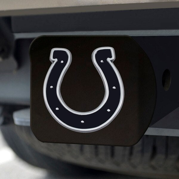 NFL Indianapolis Colts Black Metal Hitch Cover