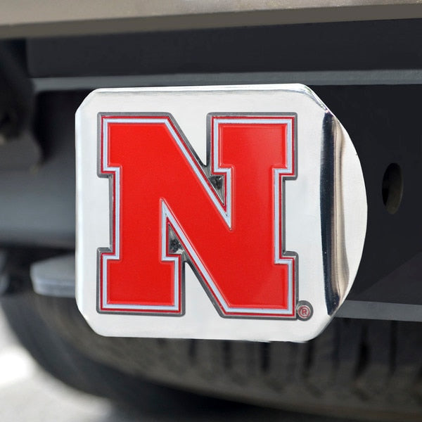 University of Nebraska Hitch Cover, 3D Color Emblem