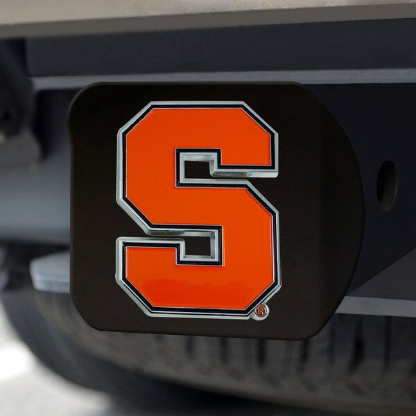 Syracuse University Black Metal Hitch Cover, 3D Color Emblem