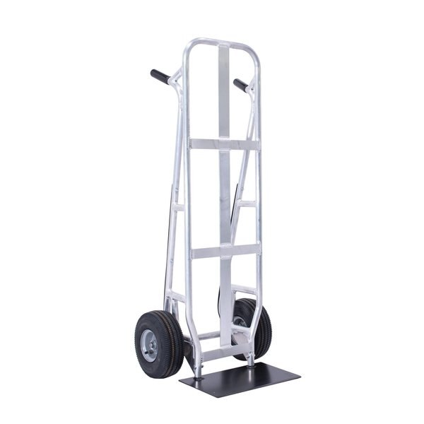 Flat Back Beverage Hand Truck, Aluminum