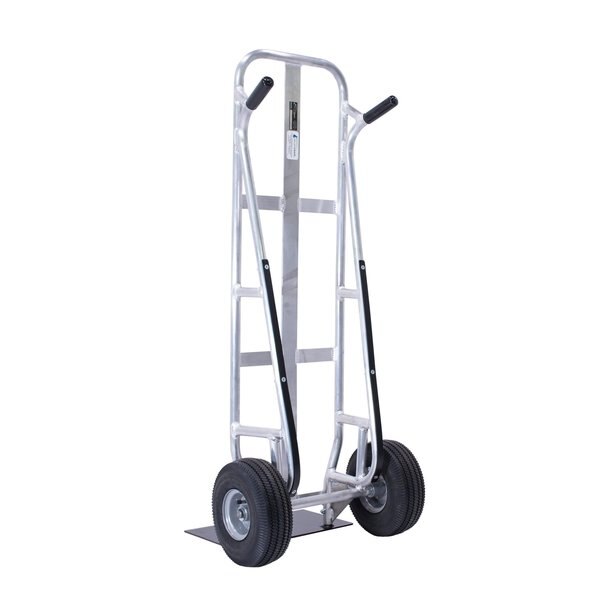 Flat Back Beverage Hand Truck, Aluminum