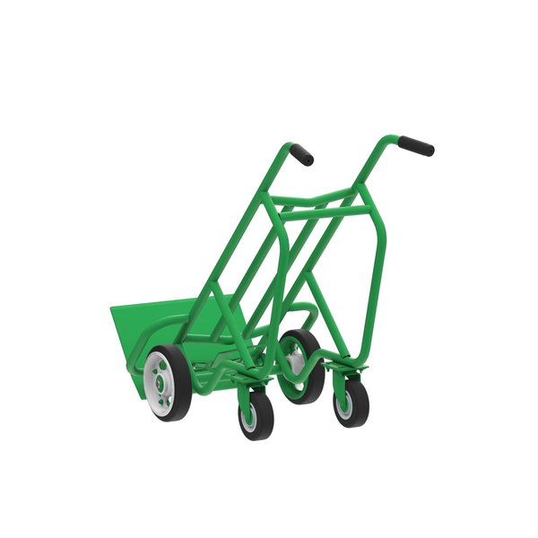 Four-Wheel Bag-BoxHand Truck, Stl F