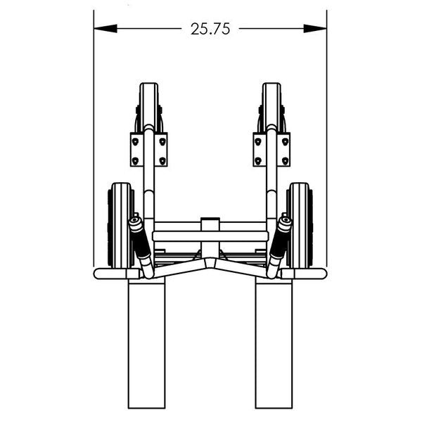 Pallet Hand Truck, 1000lb, 54