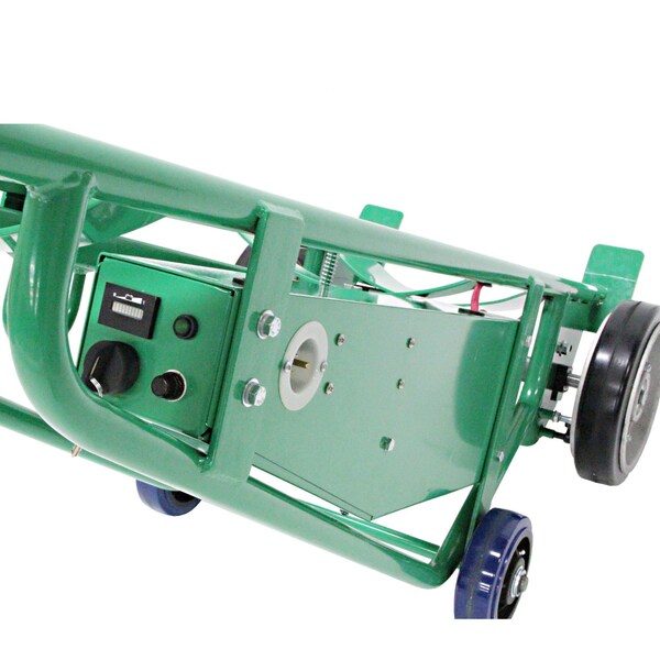 Powered Hand Truck, 800 lb, w/Solid Rubber