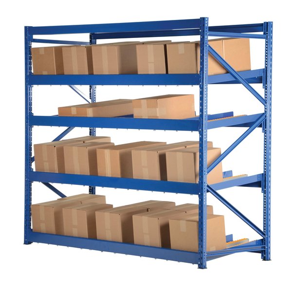 Starter Gravity Flow Rack, 36 in D, 96 in W, 4 Shelves