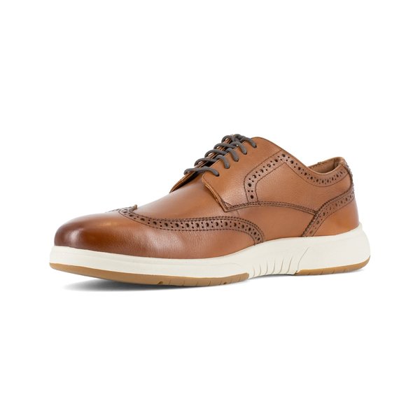 Mens Cognac Steel Toe Wingtip Work O, PR