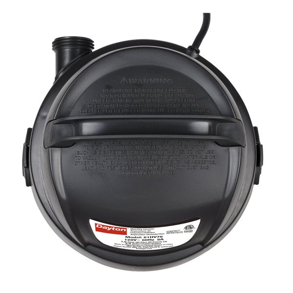 Portable Wet/Dry Vacuum, 2 gal, 600 W