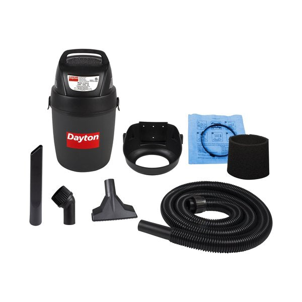 Portable Wet/Dry Vacuum, 2 gal, 600 W
