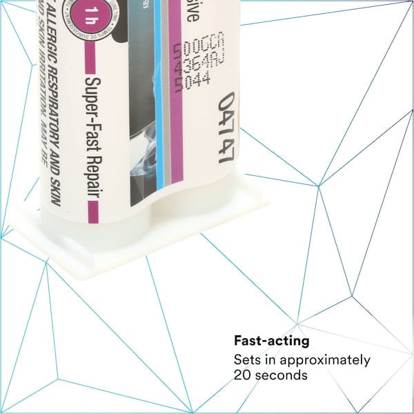 Urethane Adhesive, Opaque, 1 hr Functional Cure, Dual-Cartridge