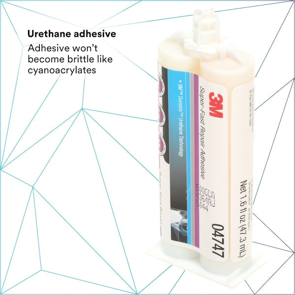 Urethane Adhesive, Opaque, 1 hr Functional Cure, Dual-Cartridge