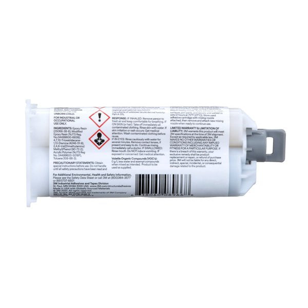 Epoxy Adhesive, DP420 Series, Black, 2:01 Mix Ratio, 2 hr Functional Cure, Dual-Cartridge