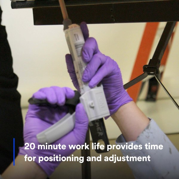 Epoxy Adhesive, DP420 Series, Off-White, 2:01 Mix Ratio, 2 hr Functional Cure, Dual-Cartridge