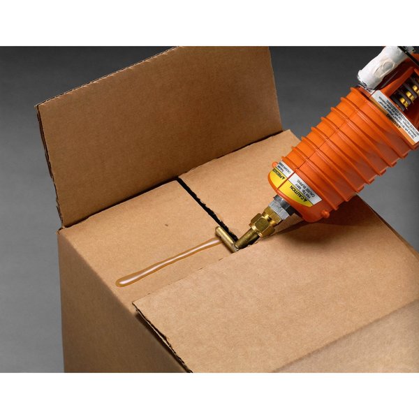 Hot Melt Adhesive, Tan, 1/2 in Diameter, 12 in Length, 35 sec Begins to Harden