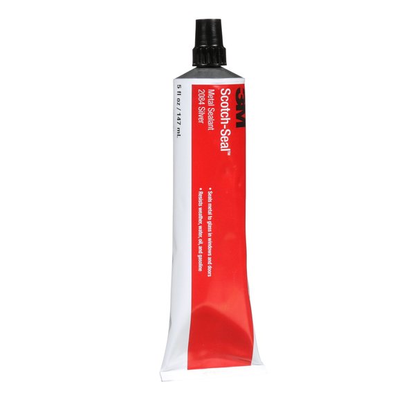Metal Sealant, 5 oz, Tube, Aluminum, Hybrid Base
