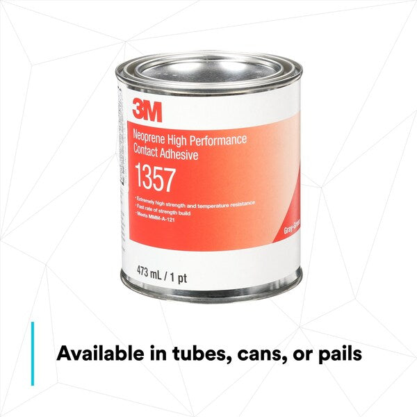 Contact Cement, 1357 Series, Green, 1 pt, Can