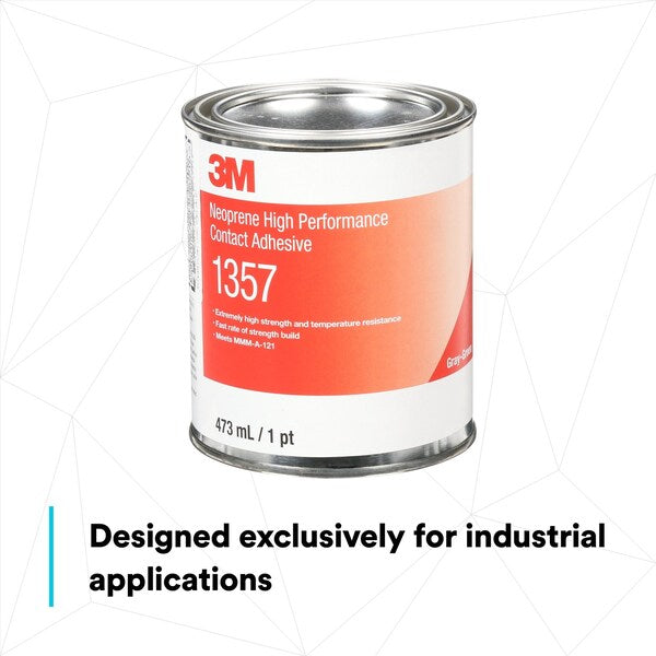 Contact Cement, 1357 Series, Green, 1 pt, Can