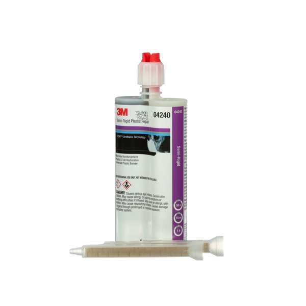 Urethane Adhesive, Black, 1 to 4 min Functional Cure, Dual-Cartridge