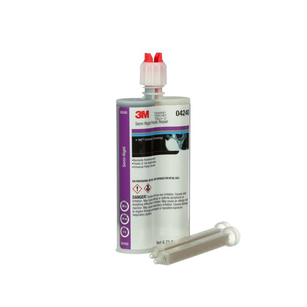 Urethane Adhesive, Black, 1 to 4 min Functional Cure, Dual-Cartridge