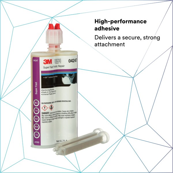 Urethane Adhesive, Opaque, 1 hr Functional Cure, Dual-Cartridge