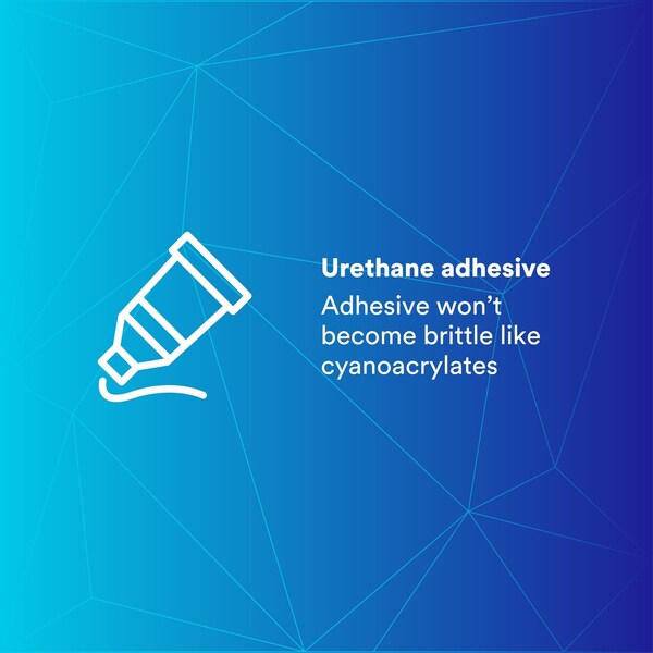 Urethane Adhesive, Opaque, 1 hr Functional Cure, Dual-Cartridge