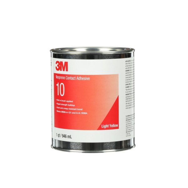 Contact Cement, 10 Series, Yellow, 1 qt, Can