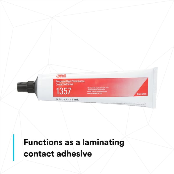 Contact Cement, 1357 Series, Green, 5 oz, Tube