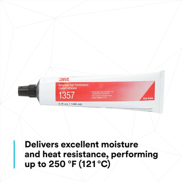 Contact Cement, 1357 Series, Green, 5 oz, Tube