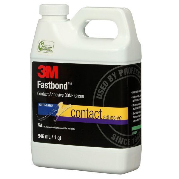 Contact Cement, 30NF Series, Green, 1 qt, Jug