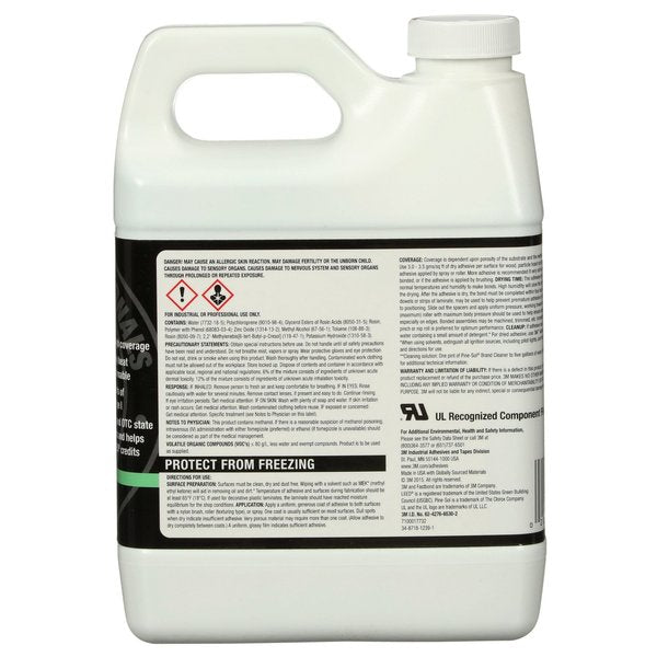 Contact Cement, 30NF Series, Green, 1 qt, Jug