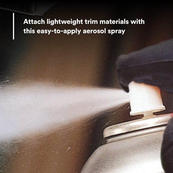 Spray Trim Adhesive, 8090 Series, Yellow, 19 oz, Aerosol Can