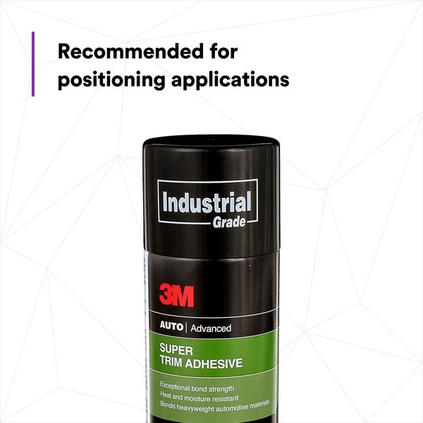 Spray Trim Adhesive, 8090 Series, Yellow, 19 oz, Aerosol Can