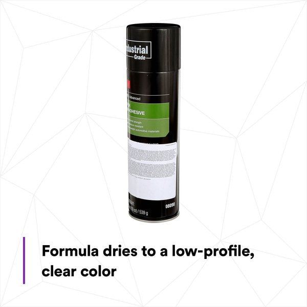 Spray Trim Adhesive, 8090 Series, Yellow, 19 oz, Aerosol Can