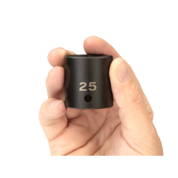 1/2 Inch Drive x 25 mm 6-Point Impact Socket