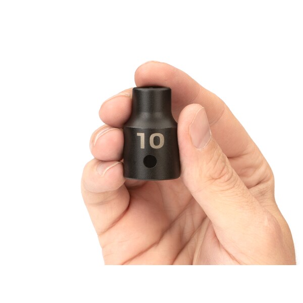 1/2 Inch Drive x 10 mm 6-Point Impact Socket