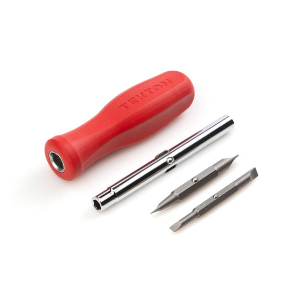 6-in-1 Slotted Driver (3/16 in. x 1/4 in., 1/8 in. x 5/16 in., Red)