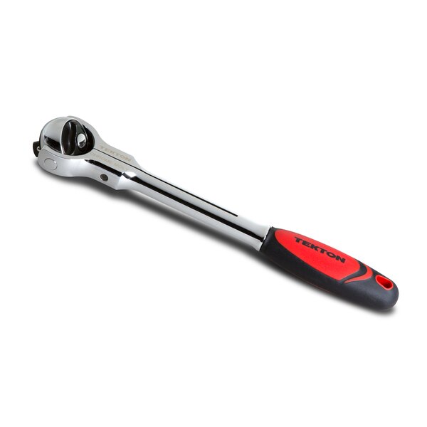 3/8 Inch Drive x 9 Inch Swivel-Head Quick-Release Ratchet