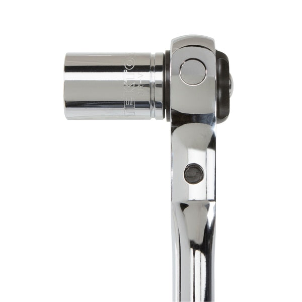 3/8 Inch Drive x 9 Inch Swivel-Head Quick-Release Ratchet