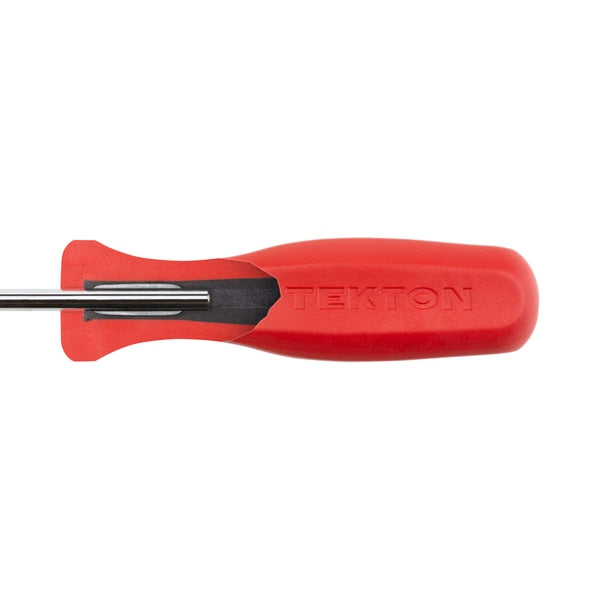 Long 3/16 Inch Slotted Hard Handle Screwdriver