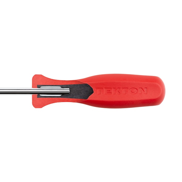 Long 1/4 Inch Slotted Hard Handle Screwdriver