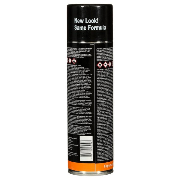 Spray Adhesive, Foam Fast 74CA Series, Orange, 19 oz, Aerosol Can